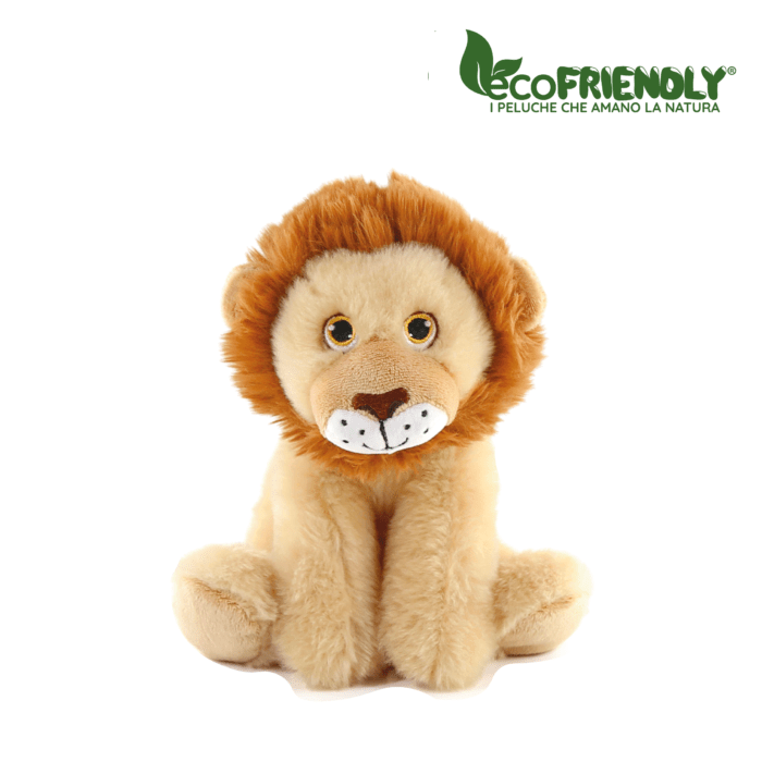 Peluche ecofriendly ecosostenibile leone