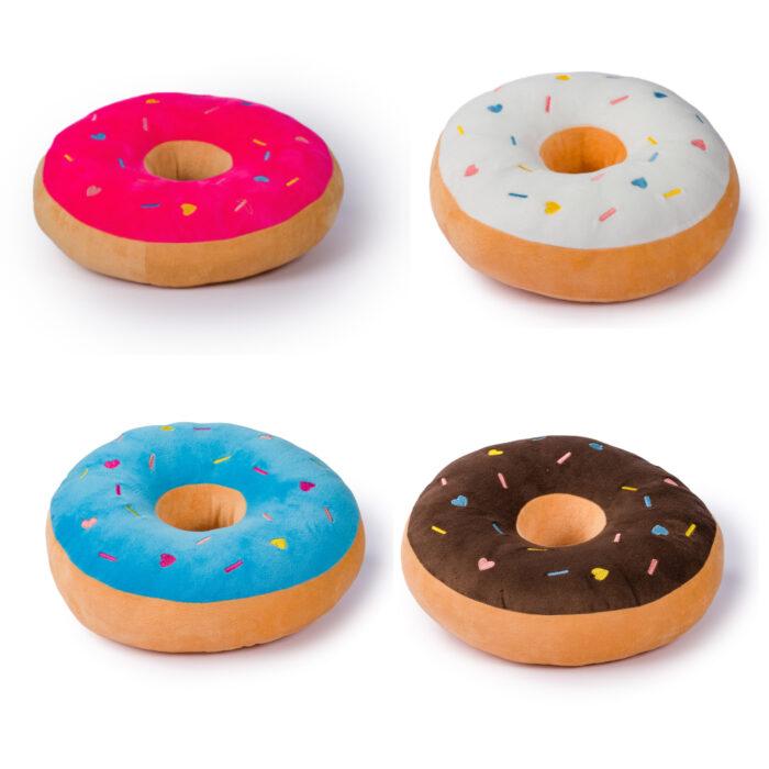 Cuscino Donut morbido e colorato