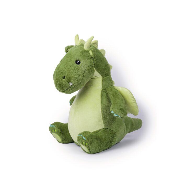 Peluche drago verde seduto